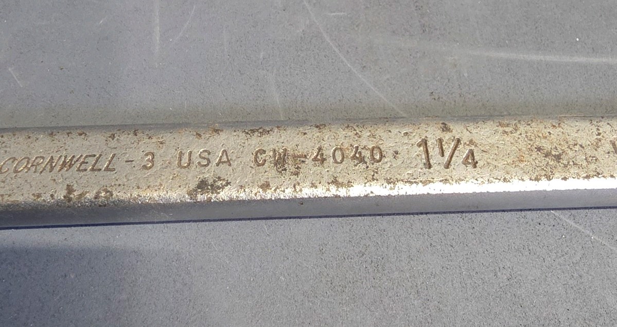 Cornwell Tools Vintage 17″ 1-1/4″ 12PT Combination Wrench CW4040