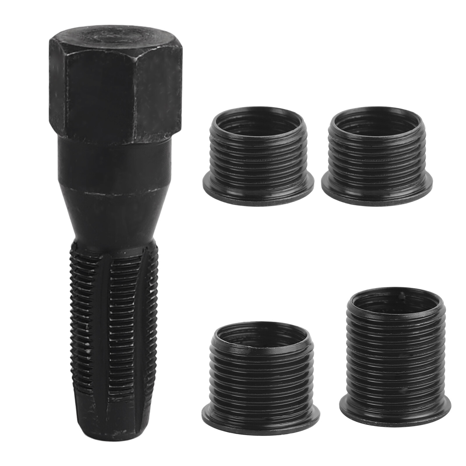 M14 x1.25 Spark Plug Rethread Thread Repair Kit Helicoil Reamer Tap w/ 4 Inserts