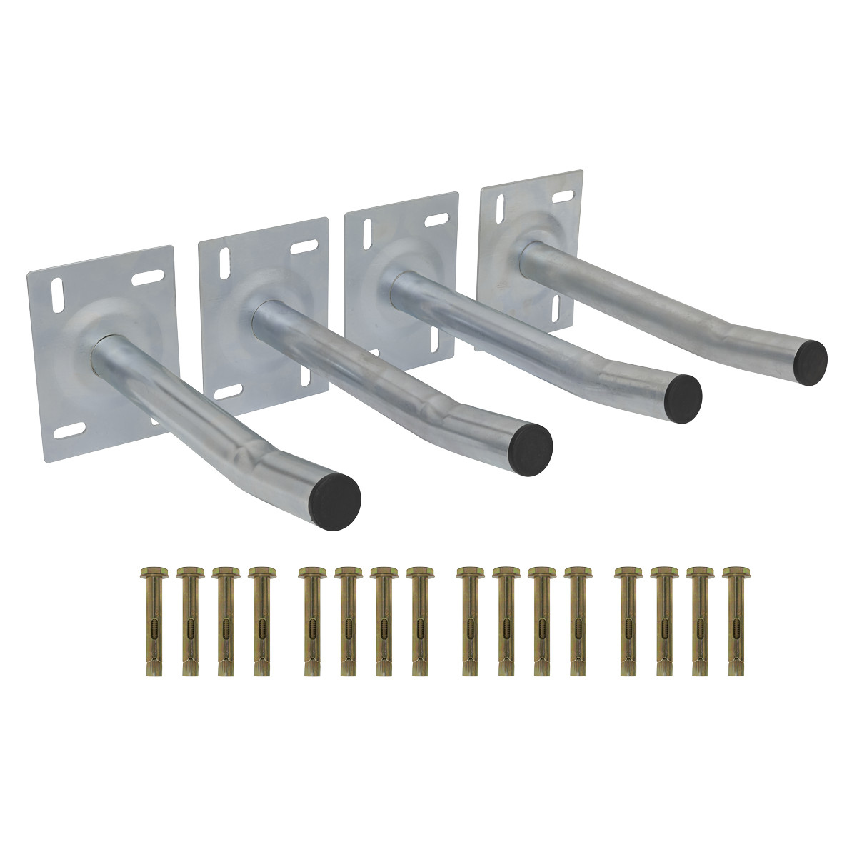 APWH Wall Mounting Storage Hooks – Set of 4 ,50KG per hook