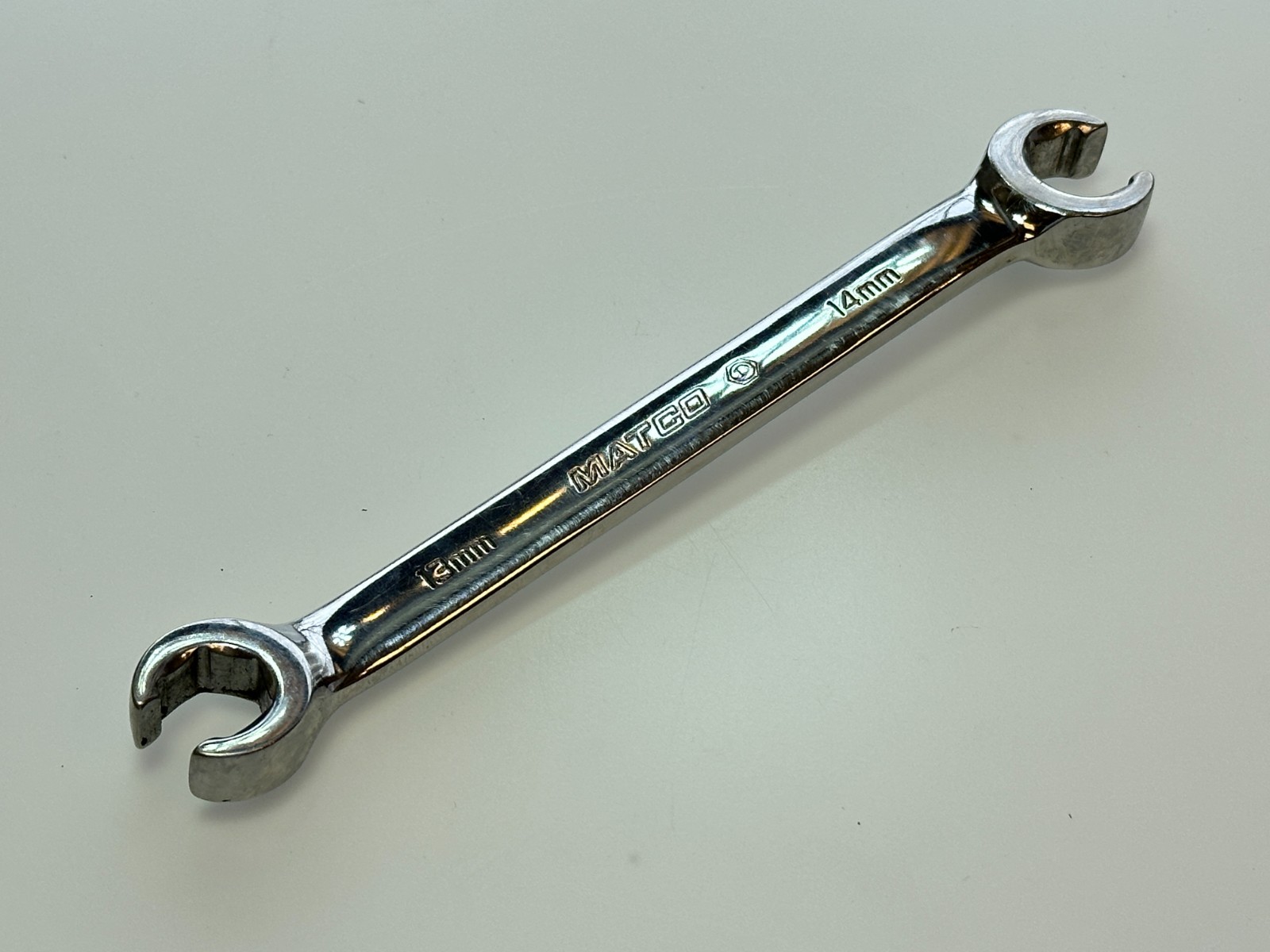 Matco Tools USA RFM1314B Metric 13mm x 14mm Double Flare Nut Line Wrench 6 Point