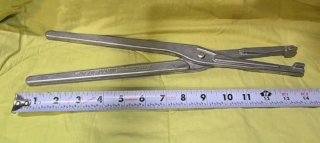 NEW MERC. MARINE EXTRA LONG…. ALUMINIUM PLIERS 14-3/4″ LONG 9″ JAWS OPENING