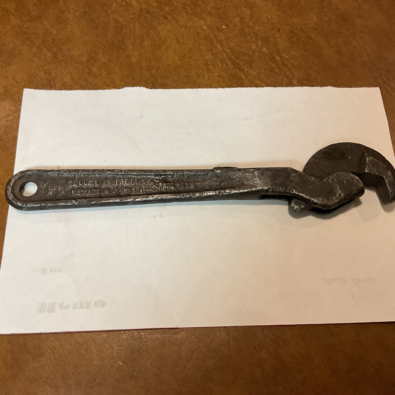 Vintage Heller Bros 6 “ MASTERENCH.. Used , Good Spring