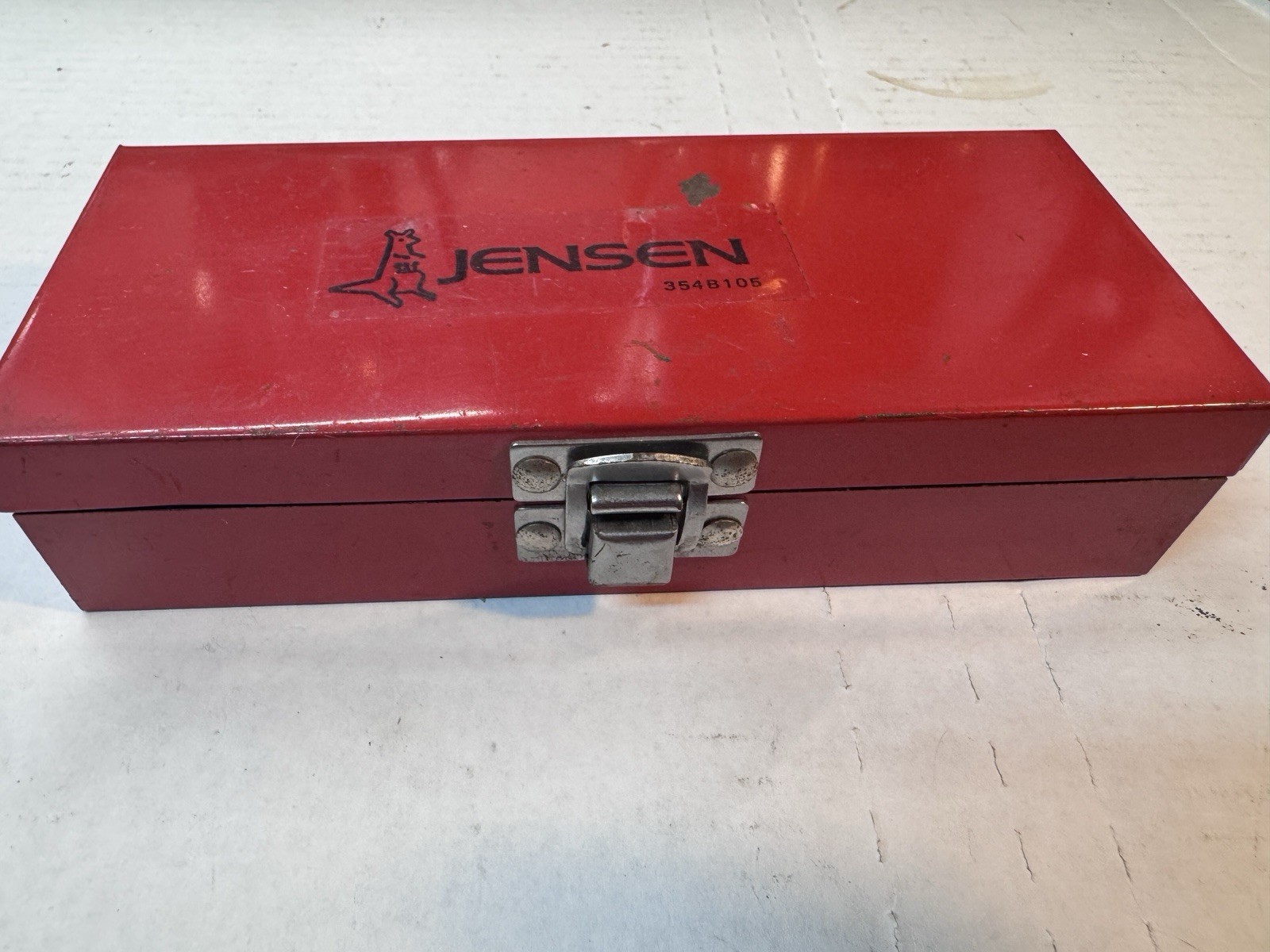 23 Pc Jensen Metric & SAE 354B814 1/4″ Ratchet Socket Extension Driver &Case USA