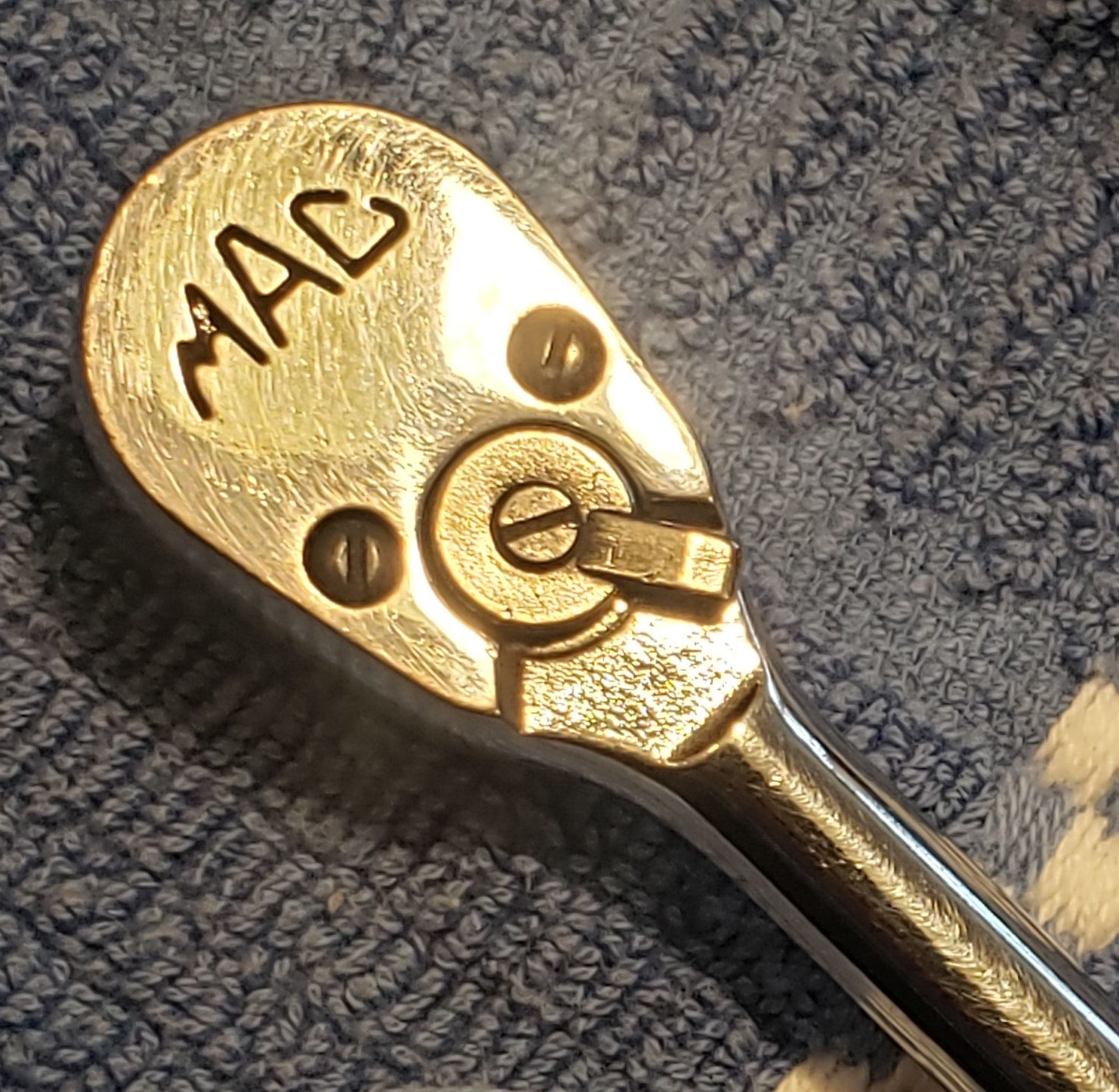 Vtg Mac Tools 1/4″ Drive Ratchet * MR5 * 4 3/4″ long