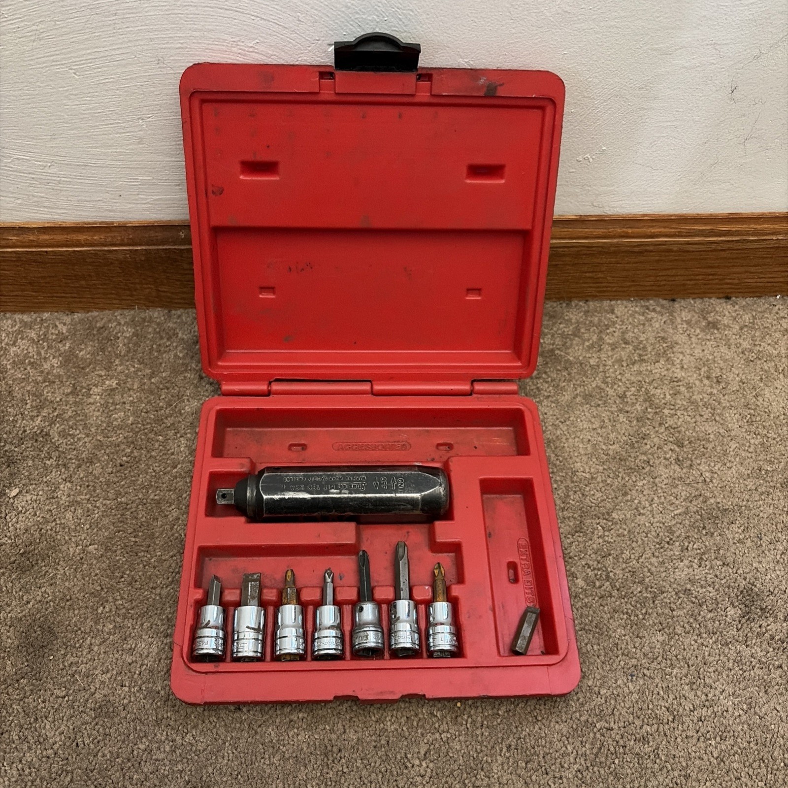 Snap-on Impact Driver Set 8 pc 3/8″ Drive 208EPIT