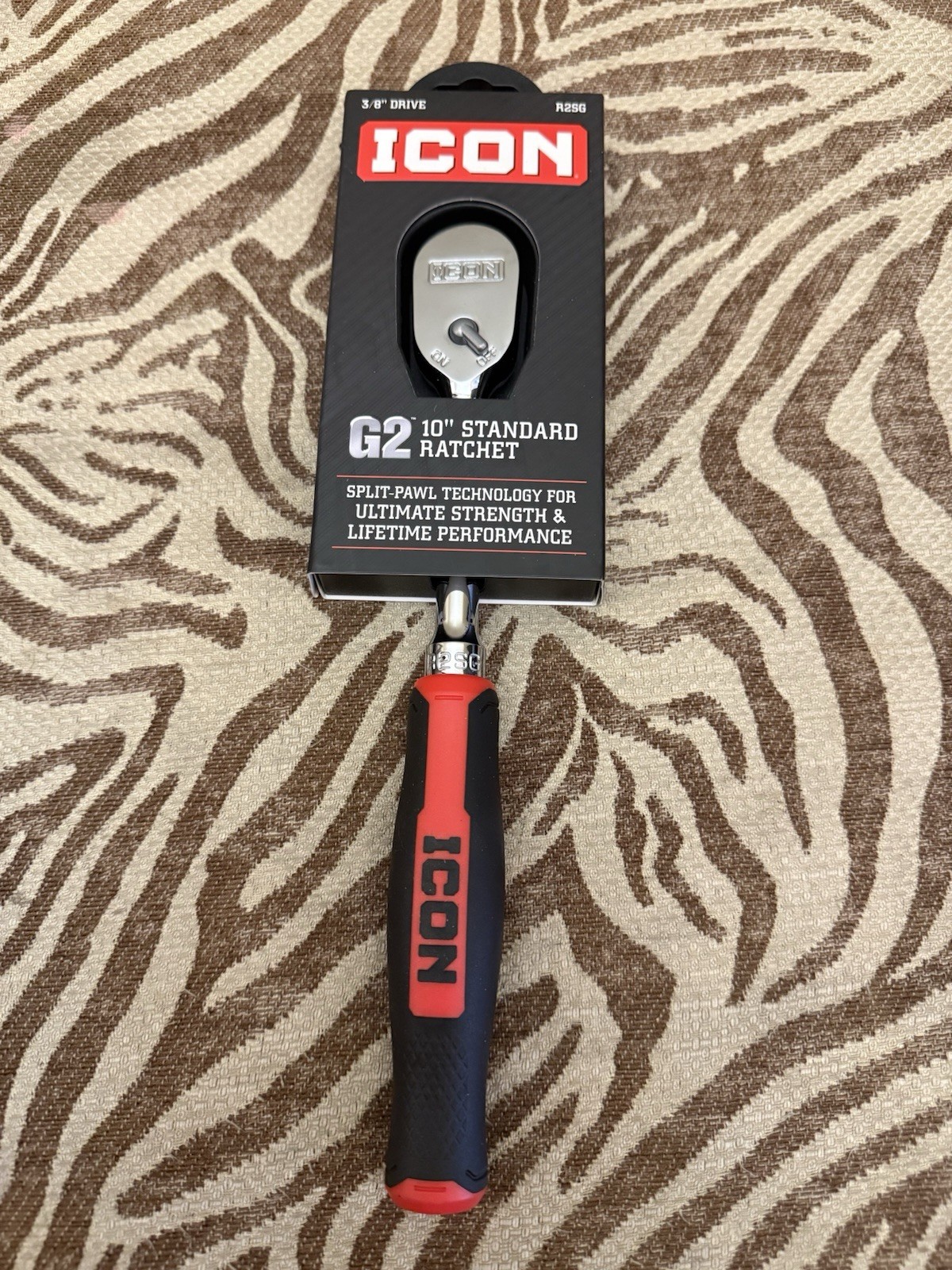 ICON 3/8″ Drive G2 10″ Standard Ratchet R2SG Brand New