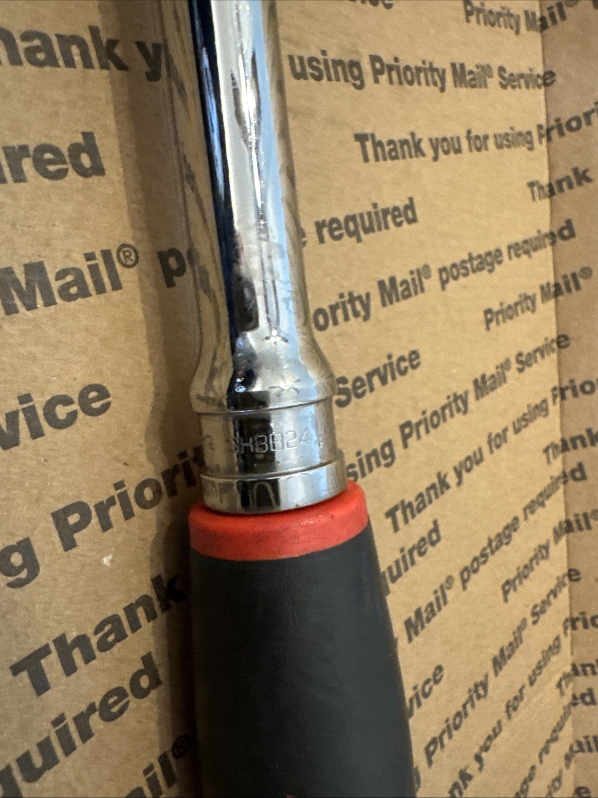 Snap On Tools SHBB24 1/2″ Drive 24″ Soft Grip Handle Breaker Bar RED