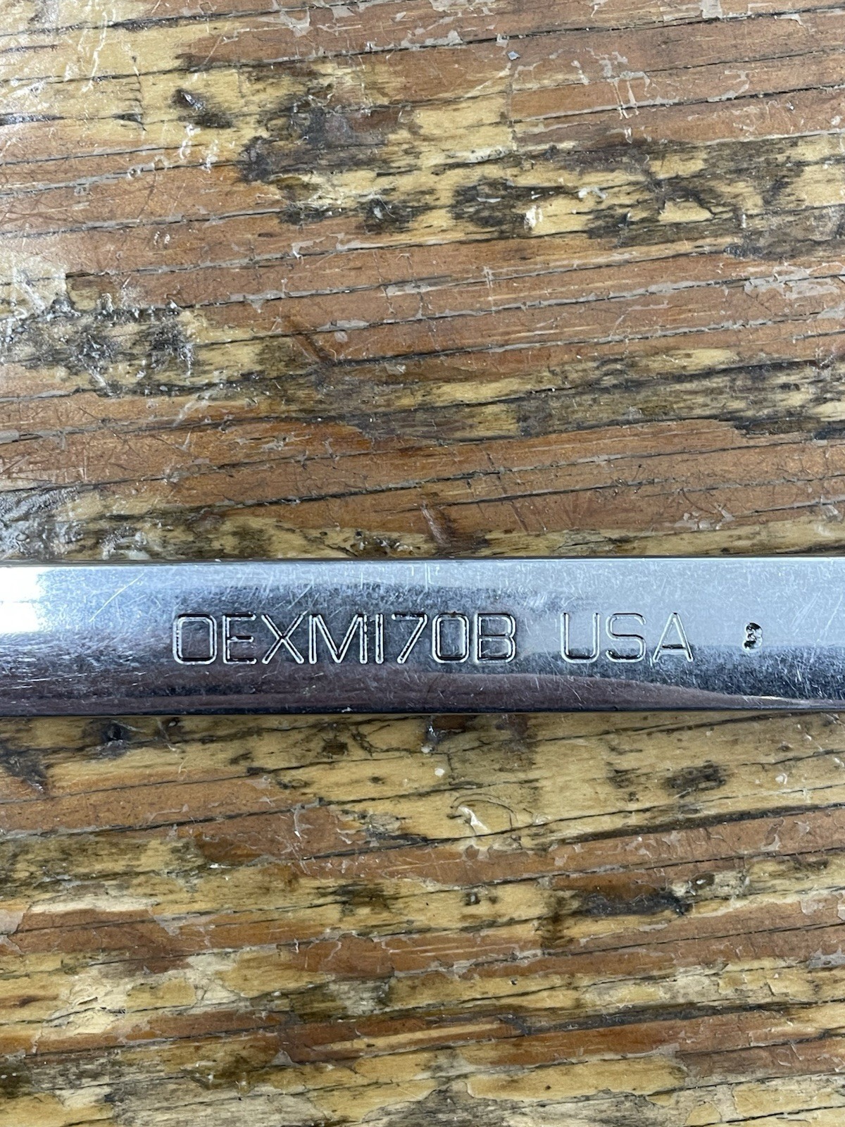 Snap On Tools 17mm OEXM170B 12pt Combination Wrench USA Made