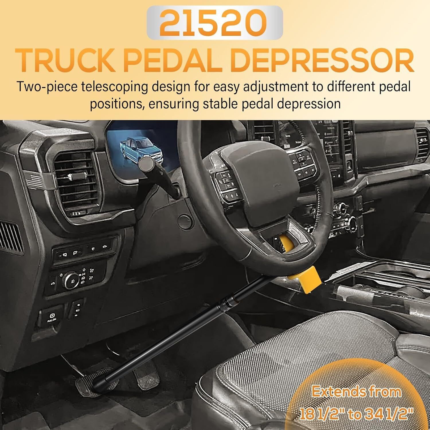 21520 Truck Pedal Depressor Tool Brake Pedal Depressor Tool for Lisle Universal