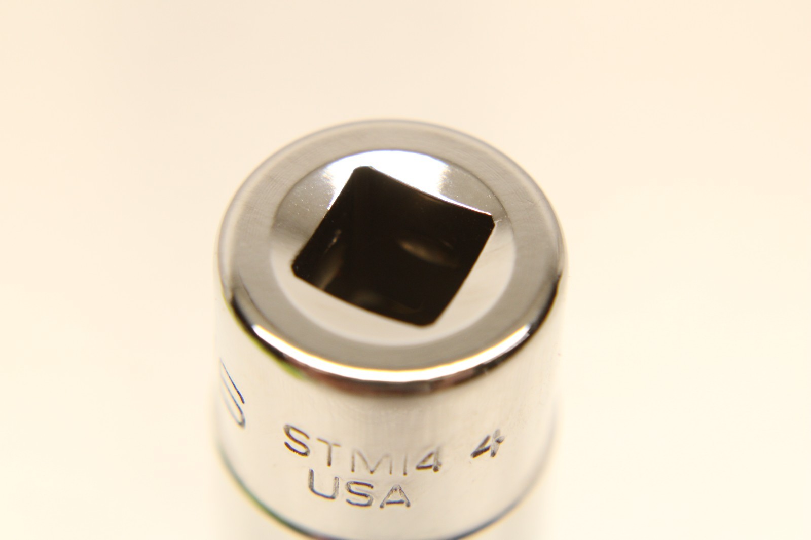Snap-on Tools USA NEW 1/4″ Drive 6-POINT SAE 7/16” DEEP Chrome Socket STM14