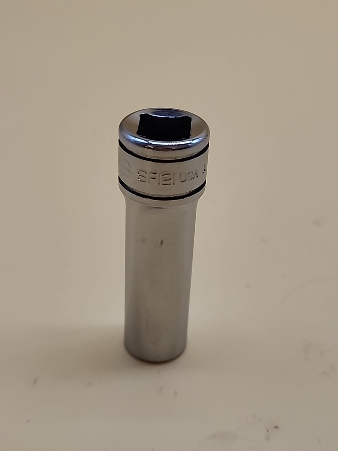 Snap-on Tools SF121, 3/8″, 3/8″ Drive, 12 Point, Chrome Deep Socket USA