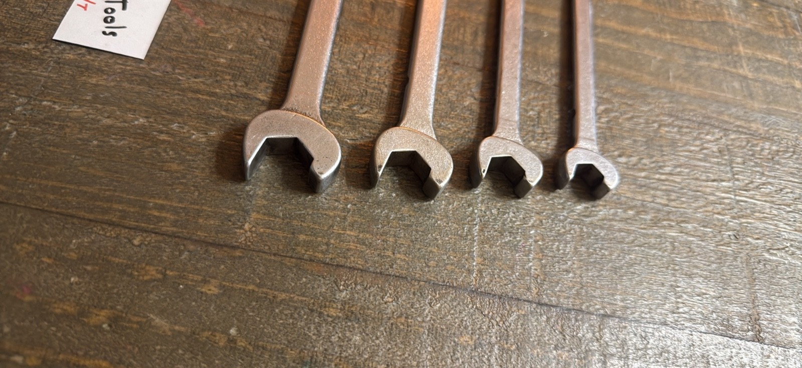 Bonney vintage USA line speed wrench 4 piece SAE set