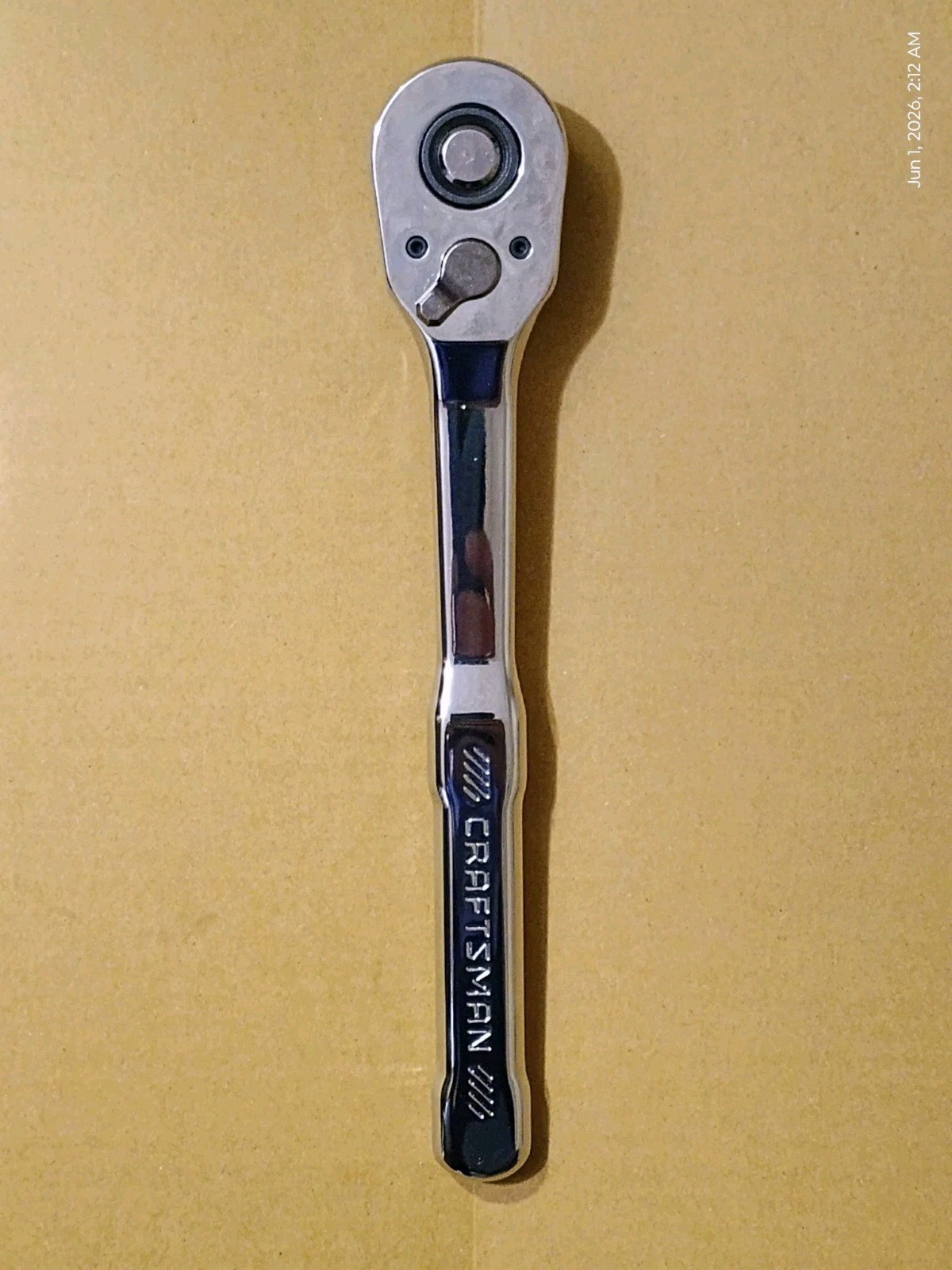 CRAFTSMAN Quick Release Low Profile 1/2″ Inch Drive Ratchet Model 86723