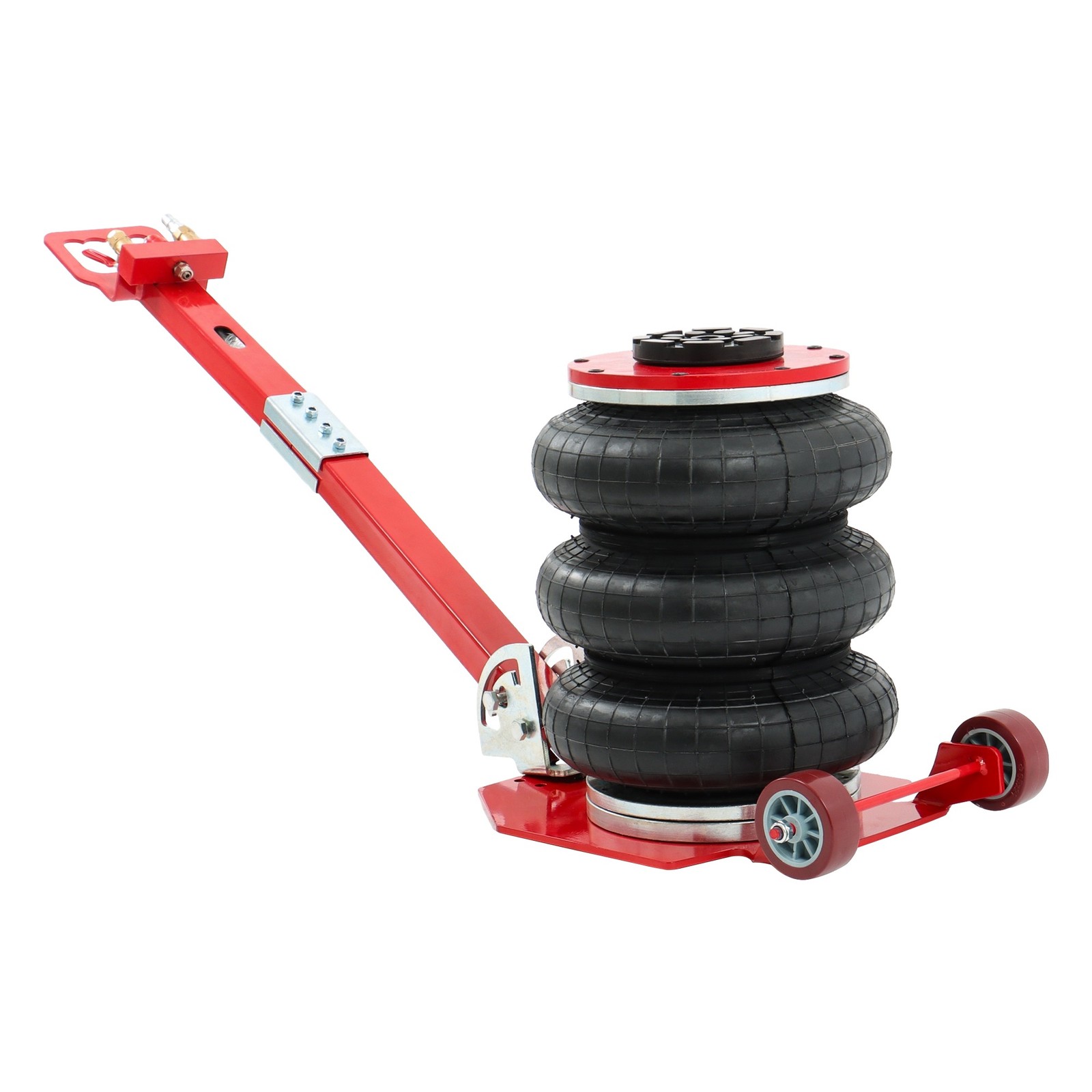 Labwork Triple Bag Air Jack Pneumatic Jack 17.7″ Car SUV Lifting 3 Ton/6600 lbs