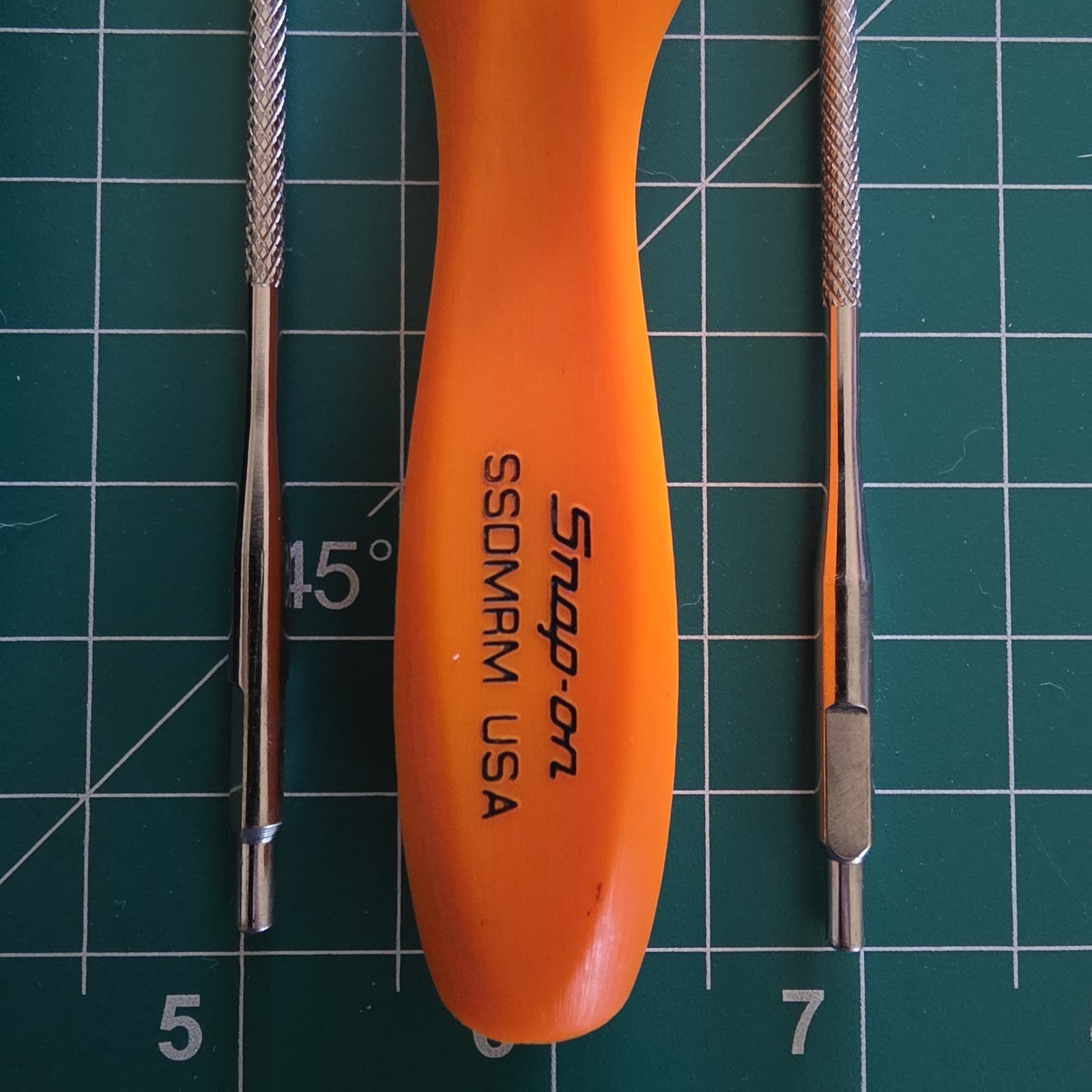Snap-on Screwdriver Ratcheting Mini Orange w/case SSDMRM1030