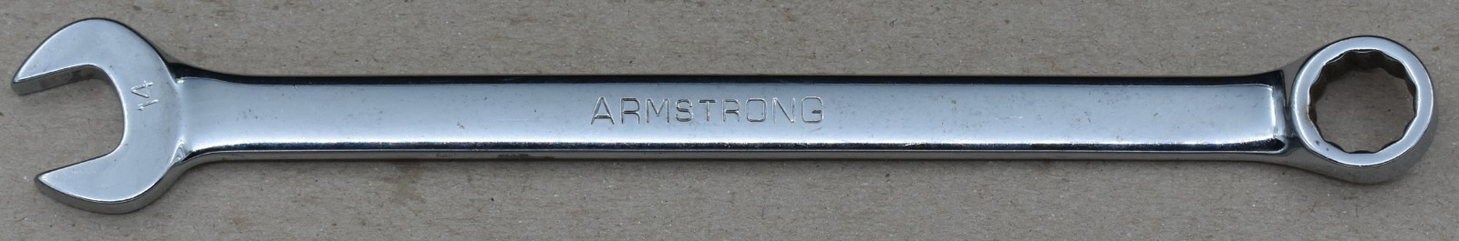 ARMSTRONG TOOLS 52-214, 14MM METRIC, 12-POINT, OPEN/BOX END COMBINATION WRENCH