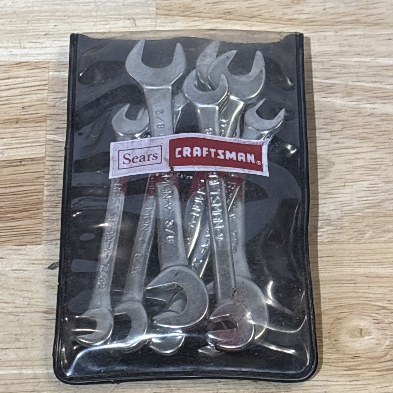 Craftsman SAE Open End Ignition Wench Set V Series 9 4306 USA Complete W/ Pouch