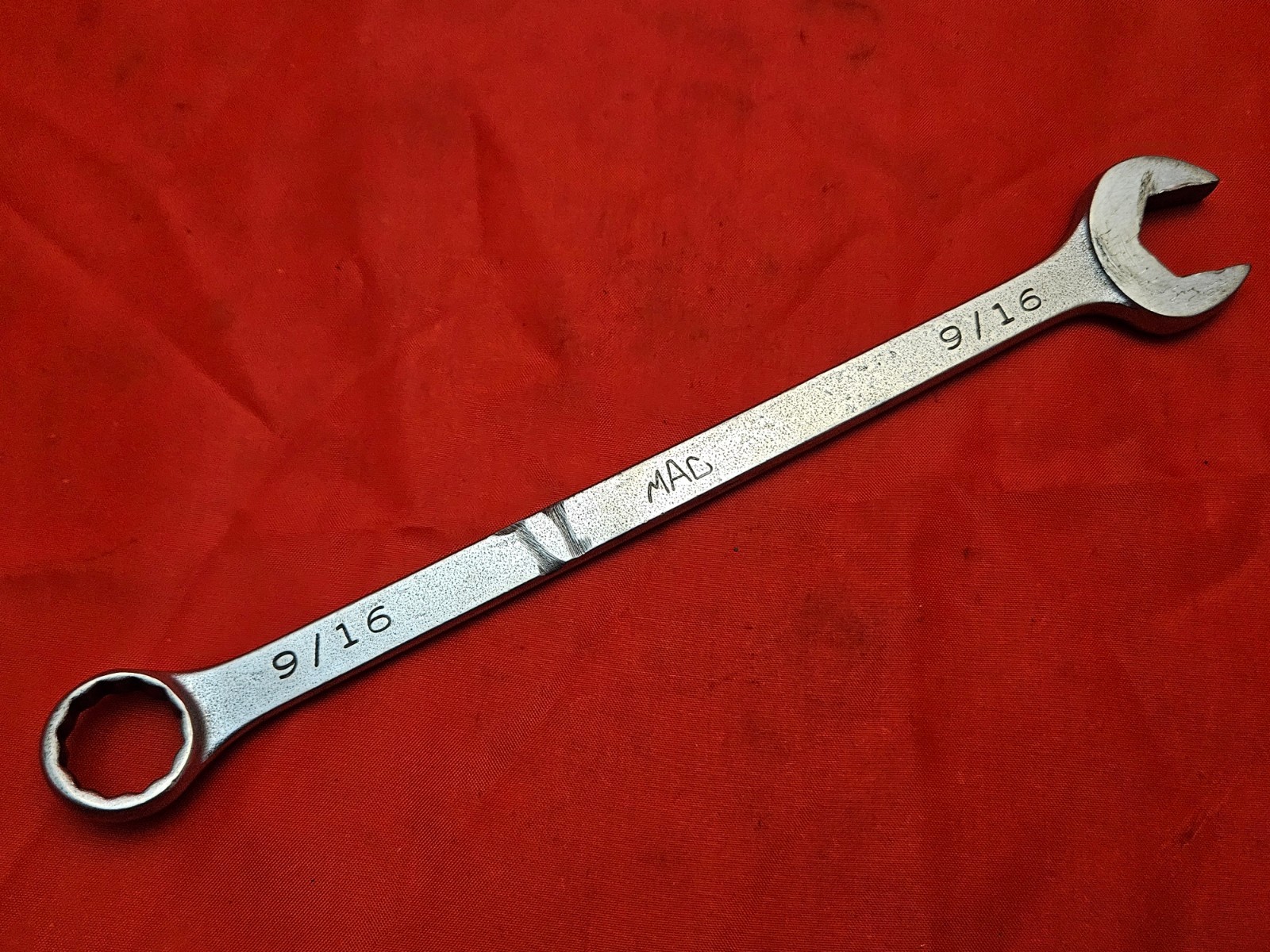 MAC CL18 9/16″ 12 Point Combination Wrench Open Box End USA SAE S15