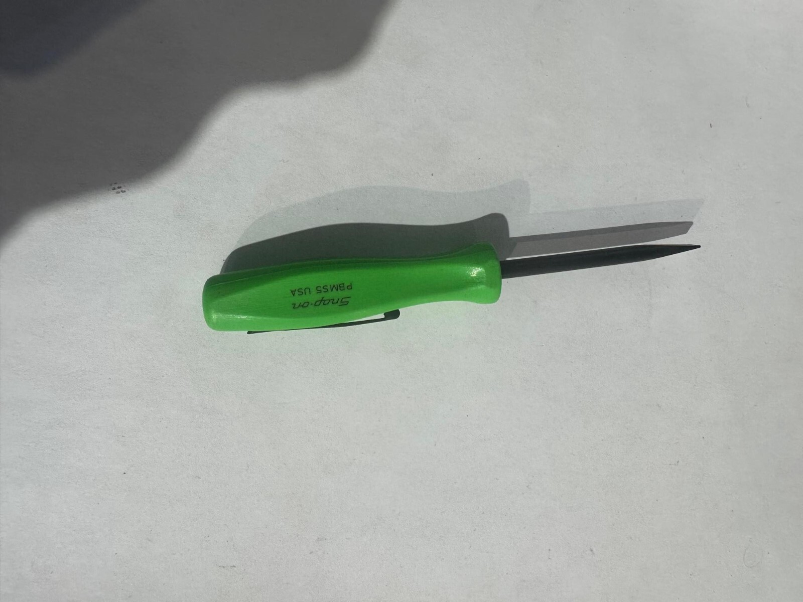 Snap-on Tools PBMB5 RED GREEN BLACK ORG 5″ Angle OR Straight Mini Pocket Prybar