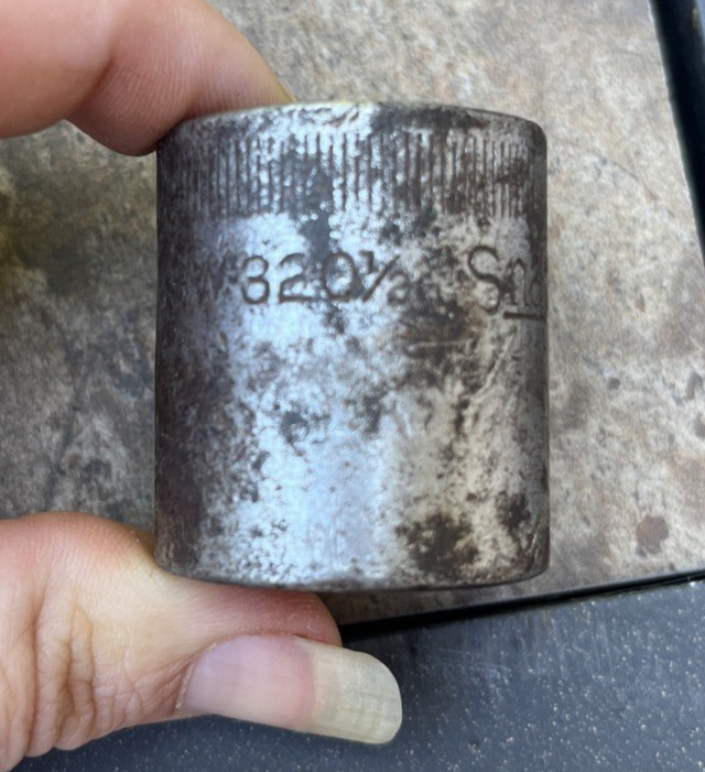 Vintage Snap-On Tools SW320 1/2 1″ – 12 Point Shallow Socket 1/2″ Drive USA