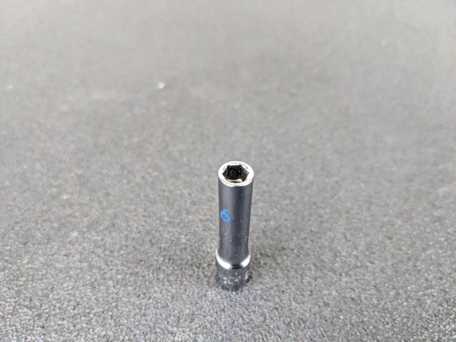 #bj515 Matco Tools NEW Deep 6 Pt 1/4” Drive 6mm Chrome Socket AD6M6A Made In USA