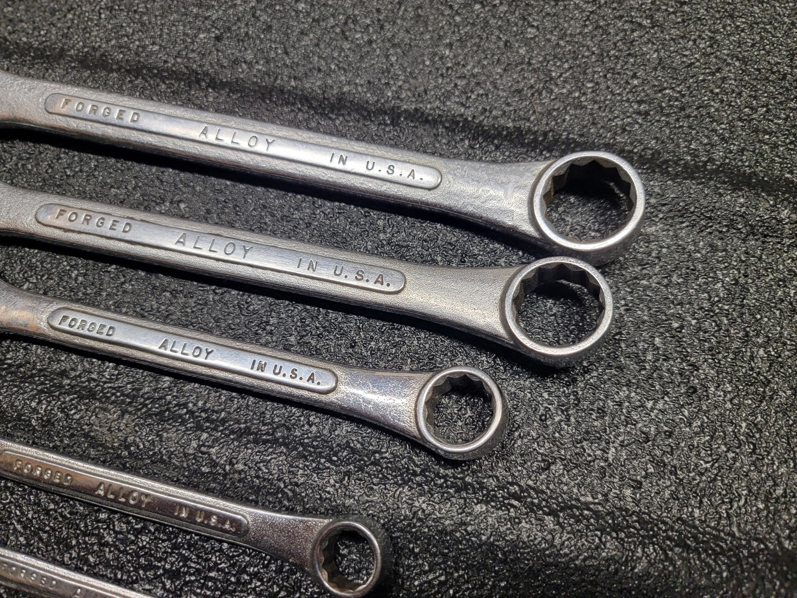 S-K Tools USA Combination Metric Wrench Set 7mm 9mm 10mm 11mm 14mm 18mm 19mm SK