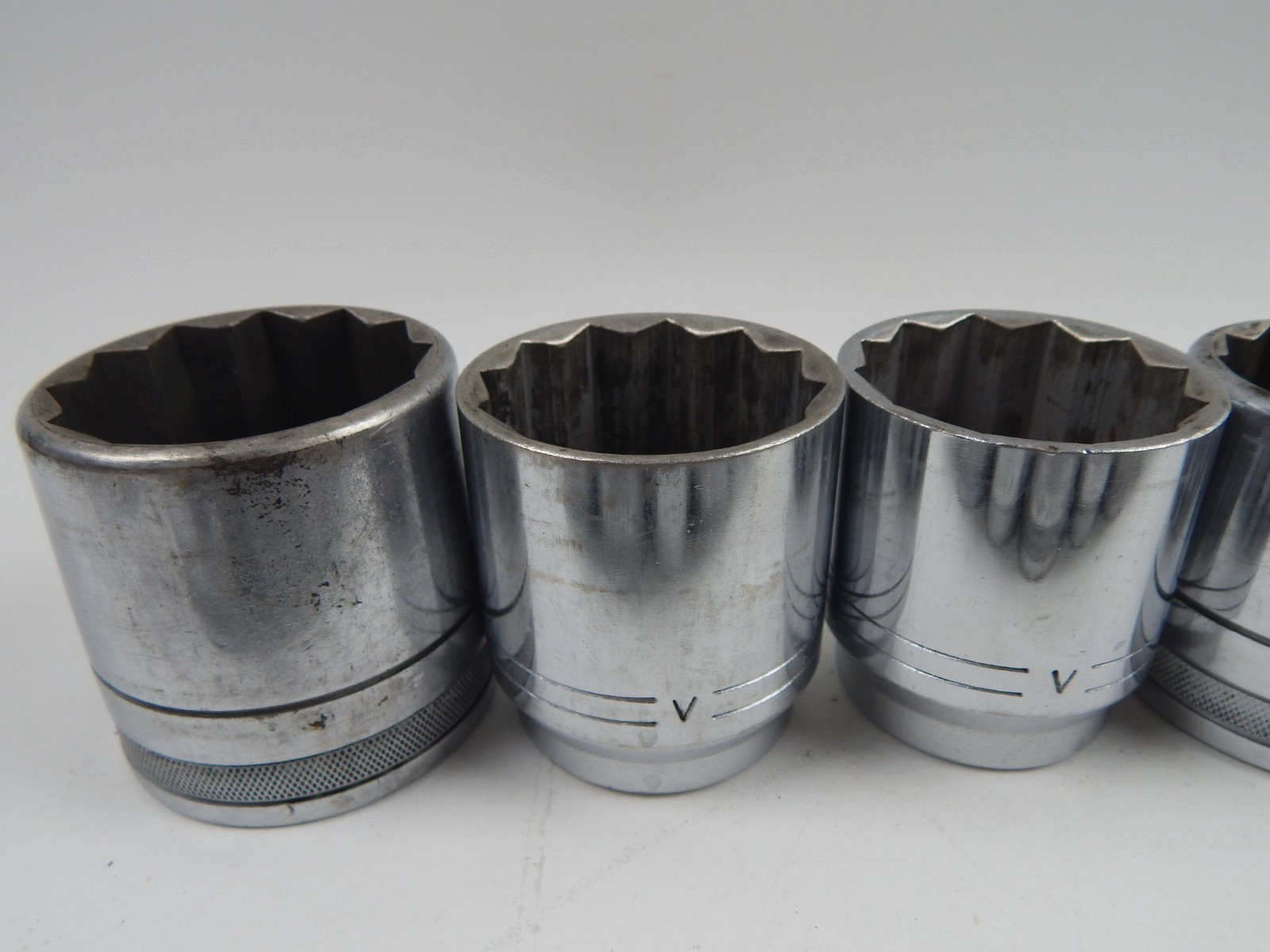 Vtg Craftsman Circle K & -V- Series 3/4″ Drive 20pc Socket Set Ratchet Extension