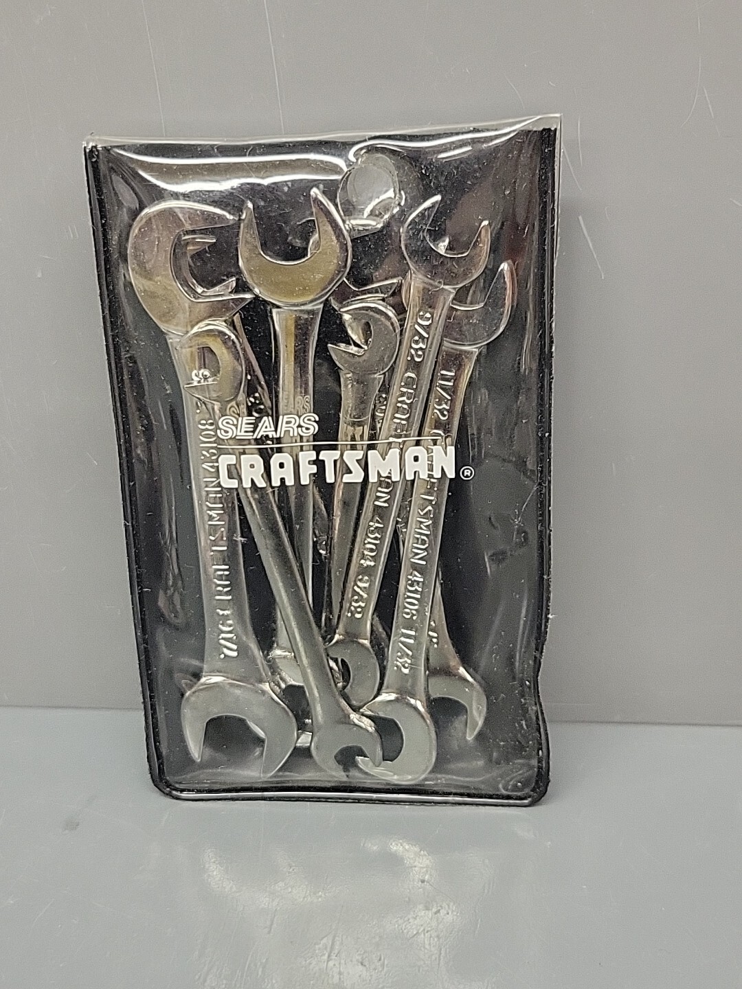 Sears Craftsman 8-Pc Open End Ignition Wrench Set 4306 New Old Stock USA