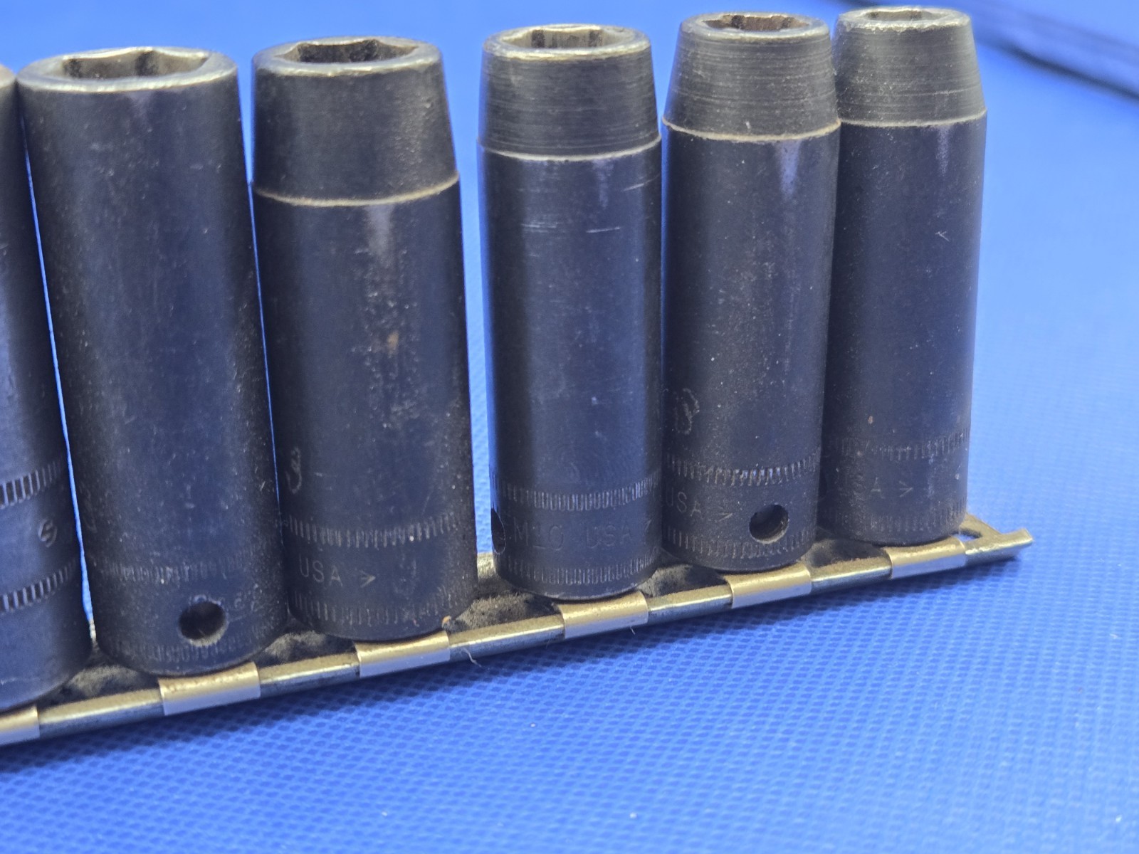 13 Snap-on Impact Deep Well Sockets Metric 8mm to 19mm & 21m 3/8″ Drive