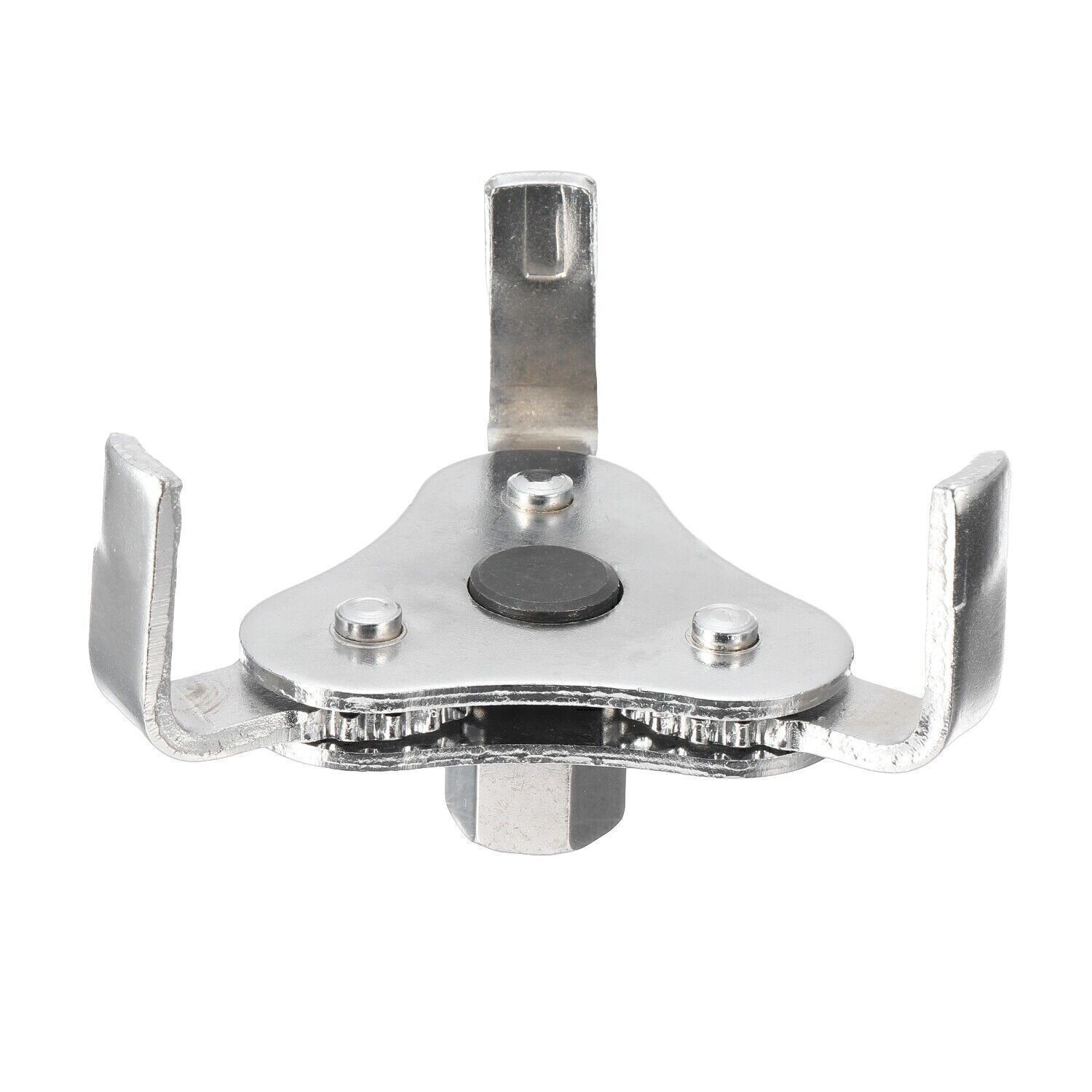 3 Jaw Oil Filter Wrench Adjustable 2 Way Drive 1/2 and 3/8 Inch Heavy Duty Steel