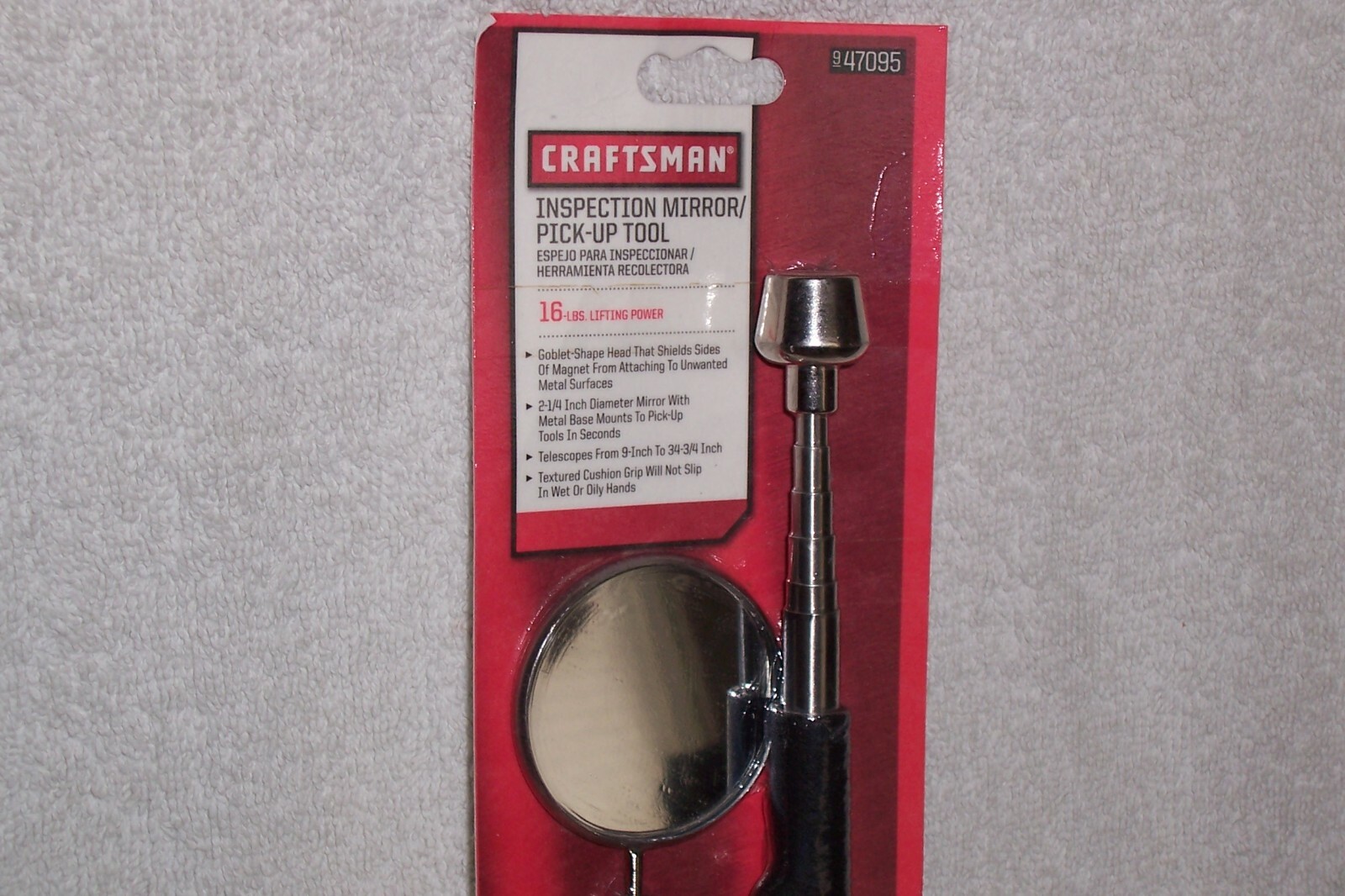 CRAFTSMAN Telescoping Inspection Mirror & Magnetic Pickup Tool 47095 USA NEW