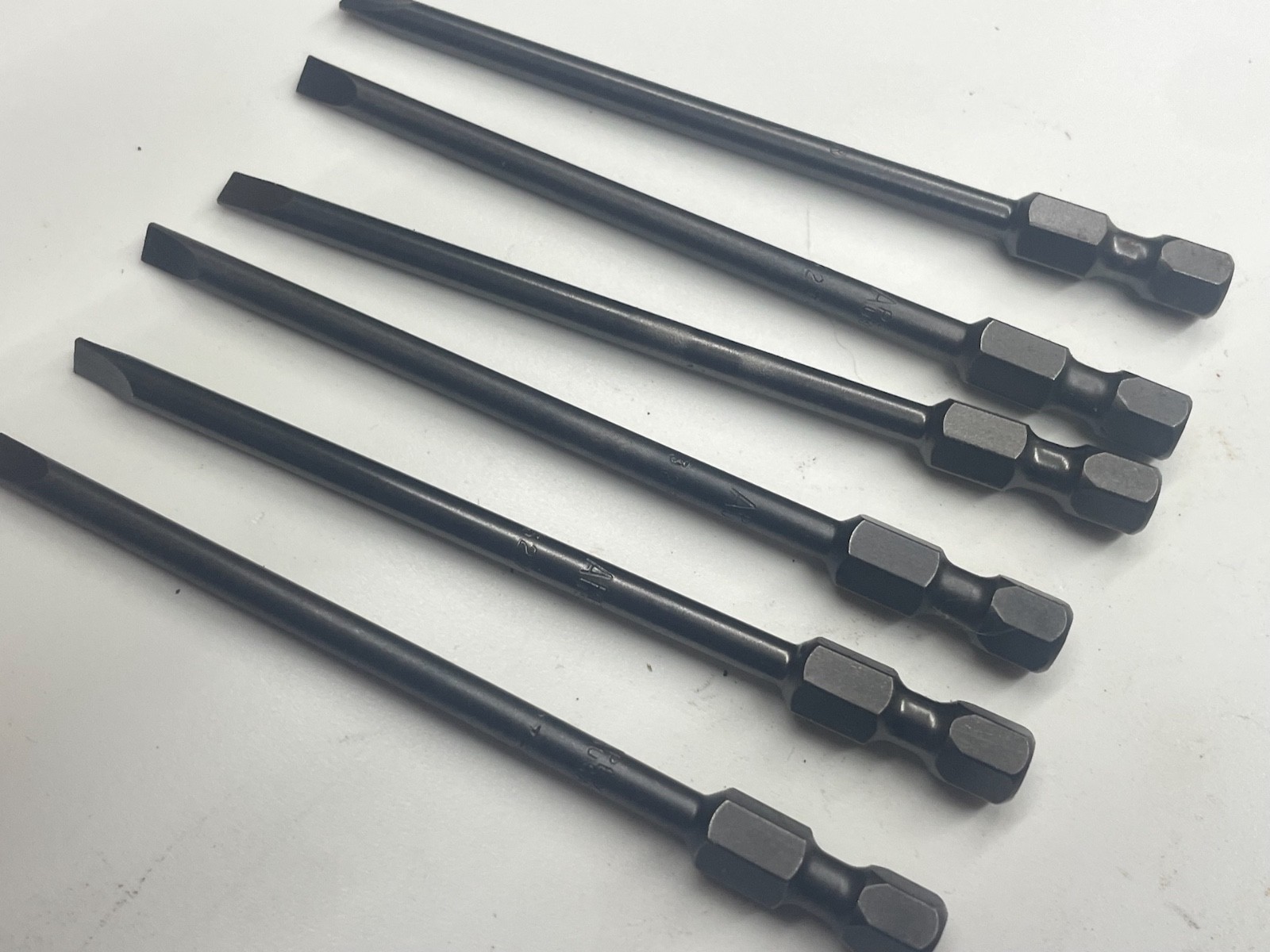 Apex 327-0, 3-1/2″ Slotted Power Drive Bit, 1/4″ Hex, (pack 0f 6)