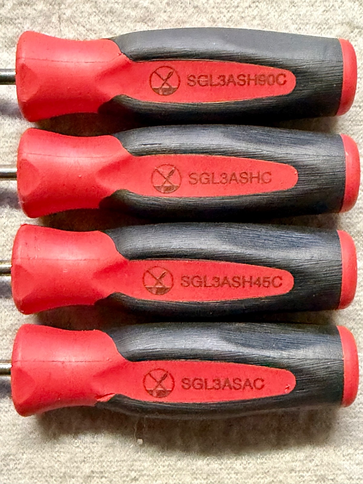 Snap-on Mini Pick Set Short SGASA204CR Long SGLASA204CR 8pc Hook O-Ring Tools