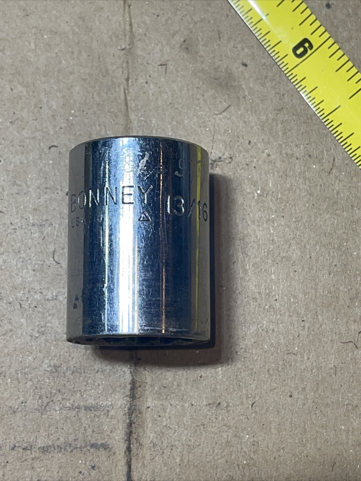 BONNEY USA A26 13/16 In SAE 1/2” Drive 12 Point Socket