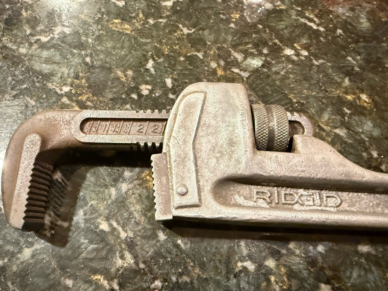Ridgid 818 18″ Aluminum Heavy Duty Pipe Wrench Ridge Tool Co. Elyria Ohio USA