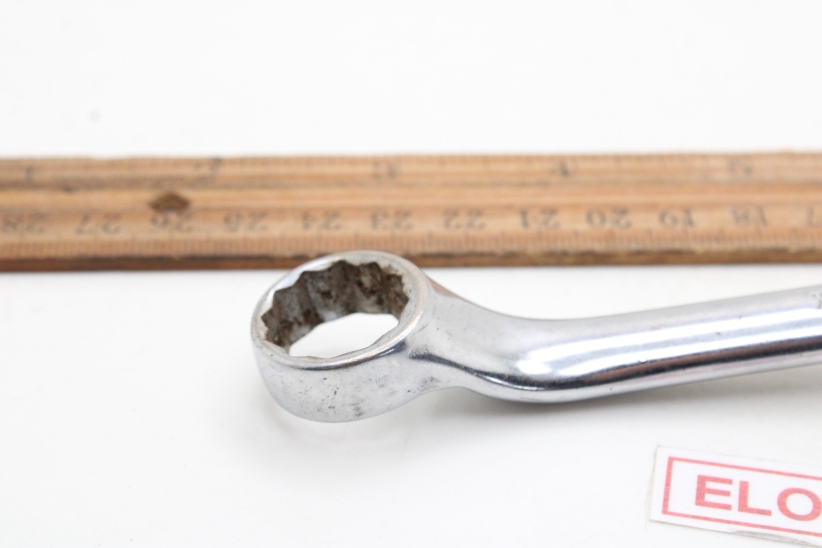 Snap-On XS-2024 5/8″ x 3/4″ 12 Point 6-1/2″ Long SAE Offset Box End Wrench USA