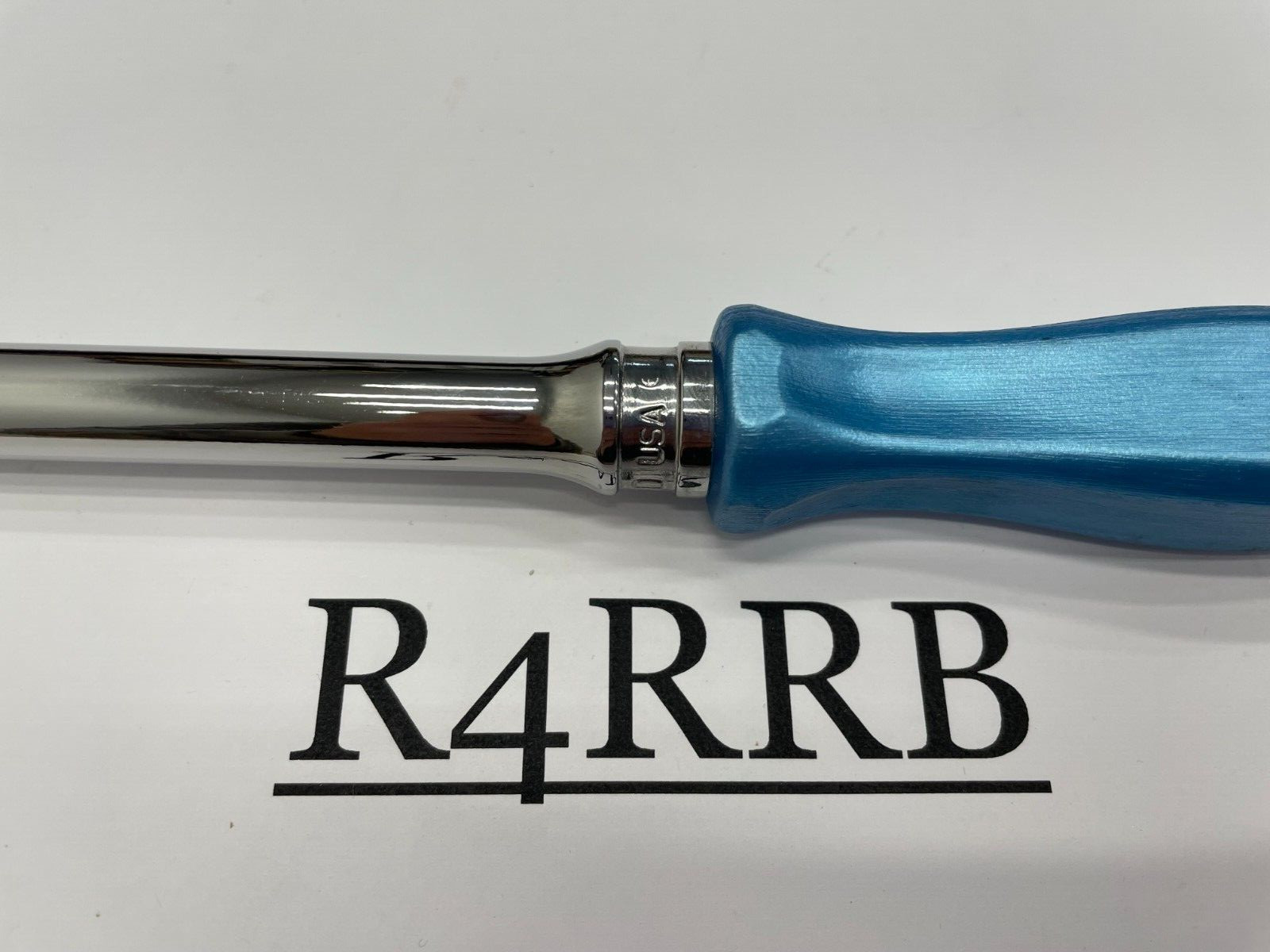 Snap-on Tools NEW BLUE PEARL 3/8″ Drive Hard Extra-Long Fixed Ratchet FHLLD80PB
