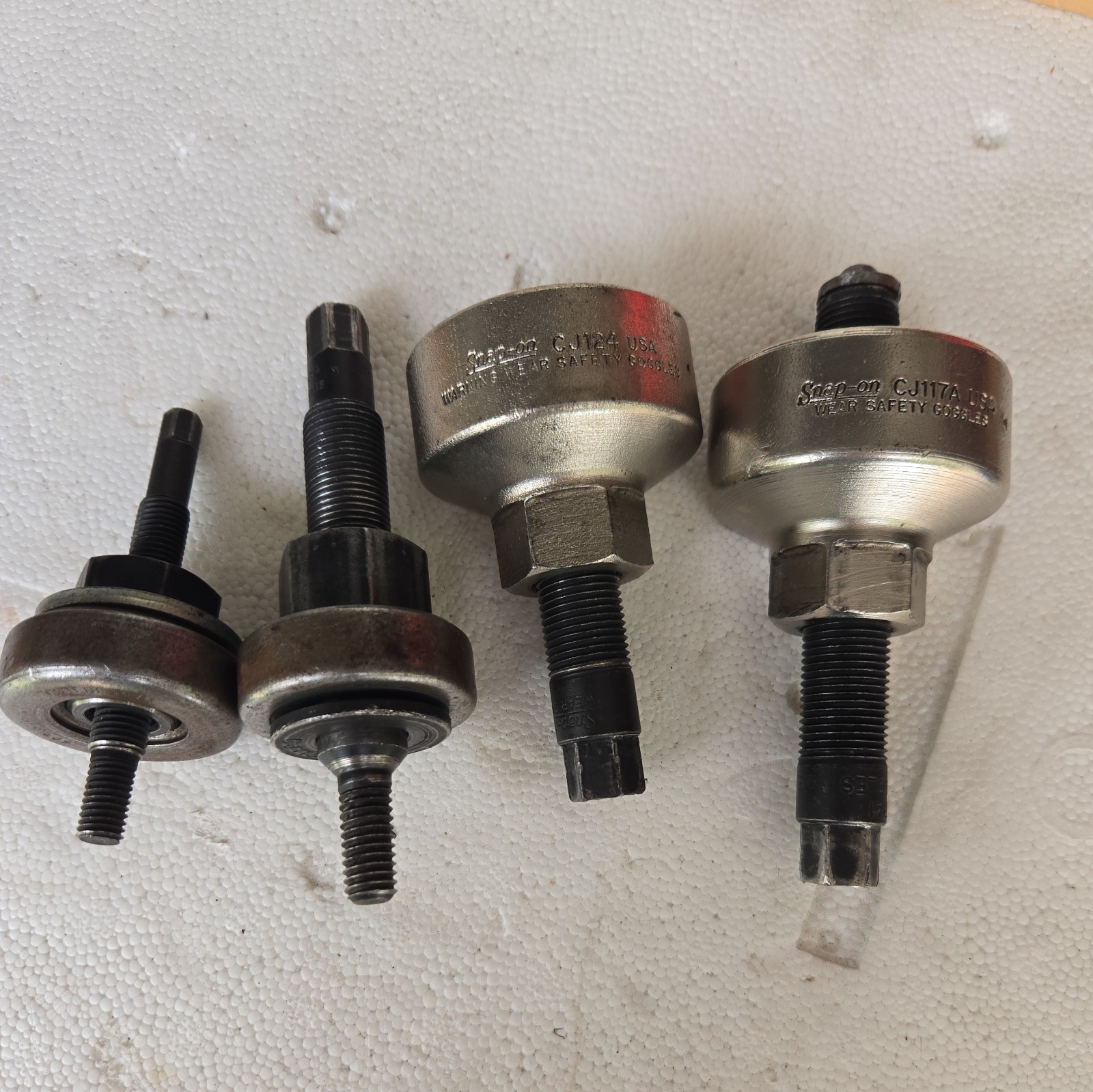 Snap On Power Steering Puller/installer Set CJ124–CJ117A-CJ138-1–CJ113B101