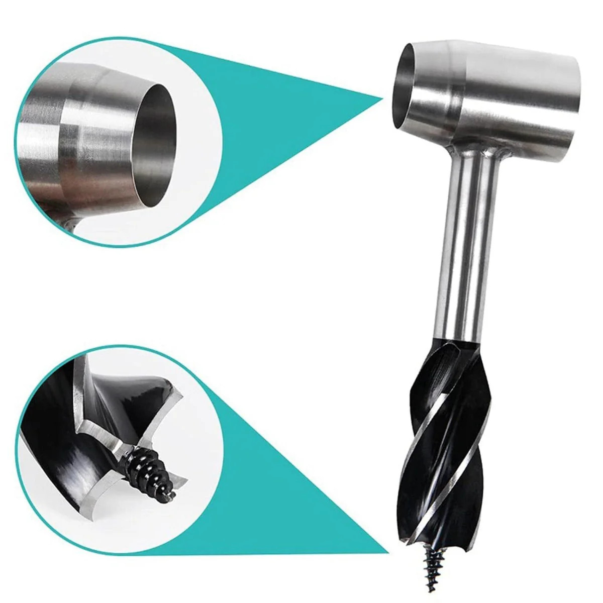 Survival Tools for Bushcraft Settlers Wrench Adhesive Eye Auger Drill Bit