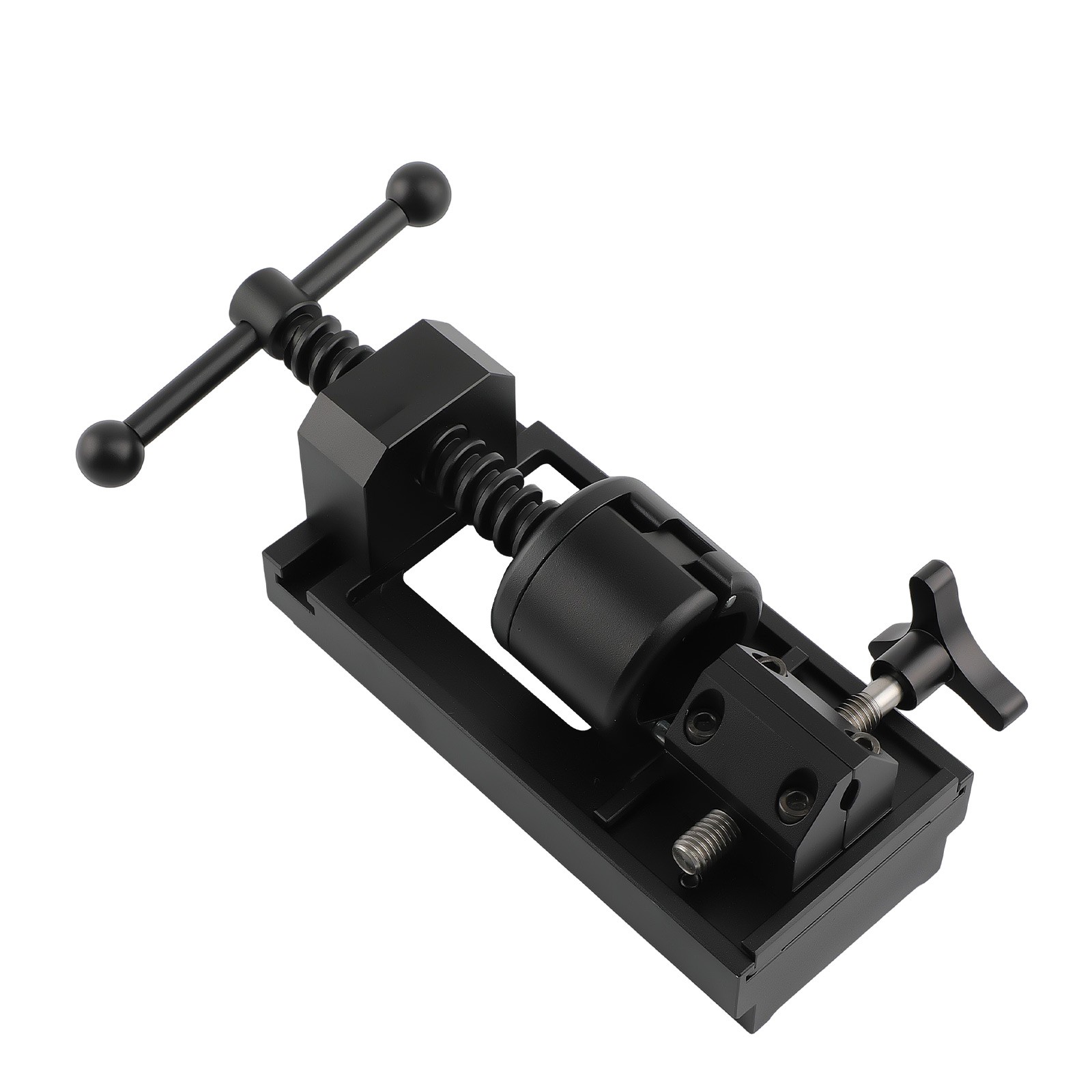 Aluminum Fuel Line Assembly Tool Set for AN4-AN16 Hose End Installation Black