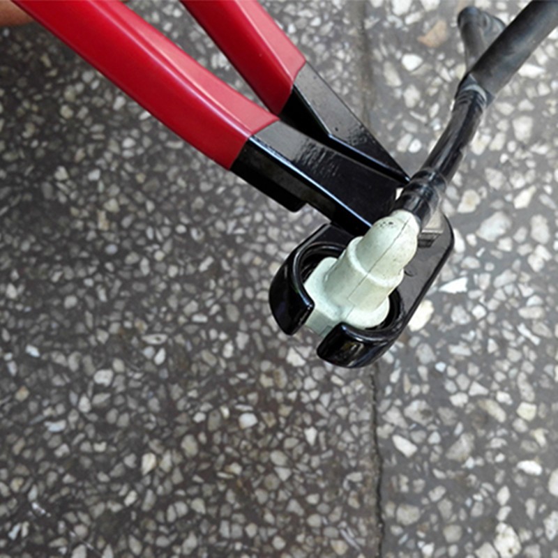 DIY 220mm Metal Car Truck Pickup Fuel Feed Pipe Plier Tubing Filter Repair Tool