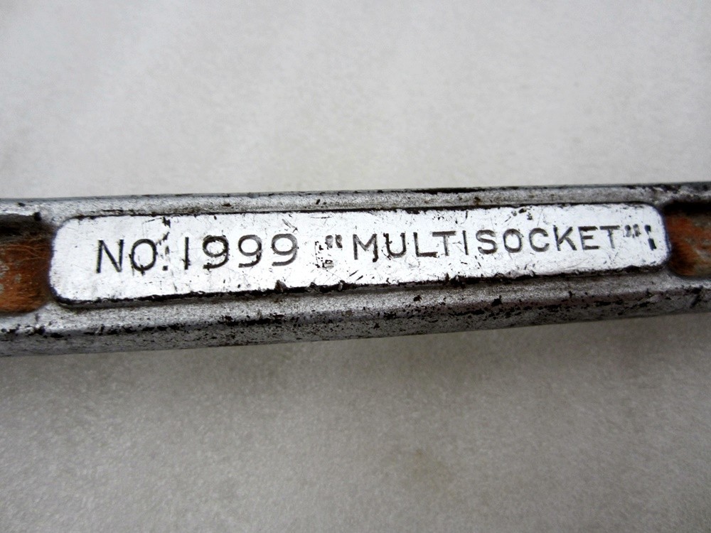 Vintage J.H. Williams Multisocket Dog Bone Wrench No. 1999 Made in USA