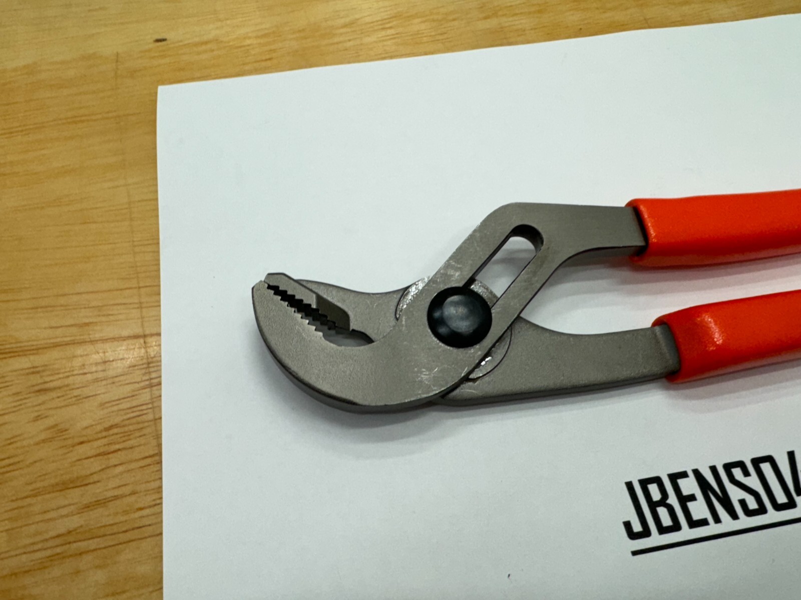 Snap-on Tools NEW ORANGE 9″ Adjustable Joint Interlocking Channel Pliers 91ACPO