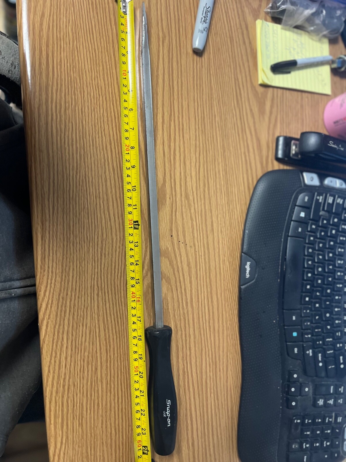 SNAP ON – 17.5 » LONG SQUARE SHAFT FLAT SCREWDRIVER – ITEM SLSD #1A************