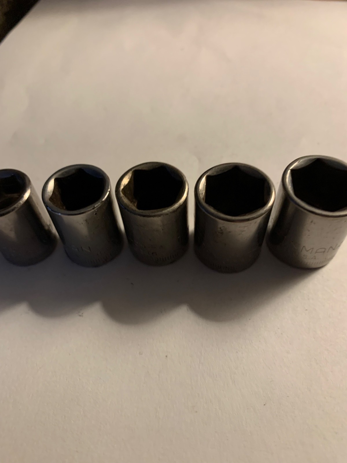 Craftsman 3/8″ Drive 6 Point Shallow Socket Metric, 11mm, 12, 13, 14, and 15mm