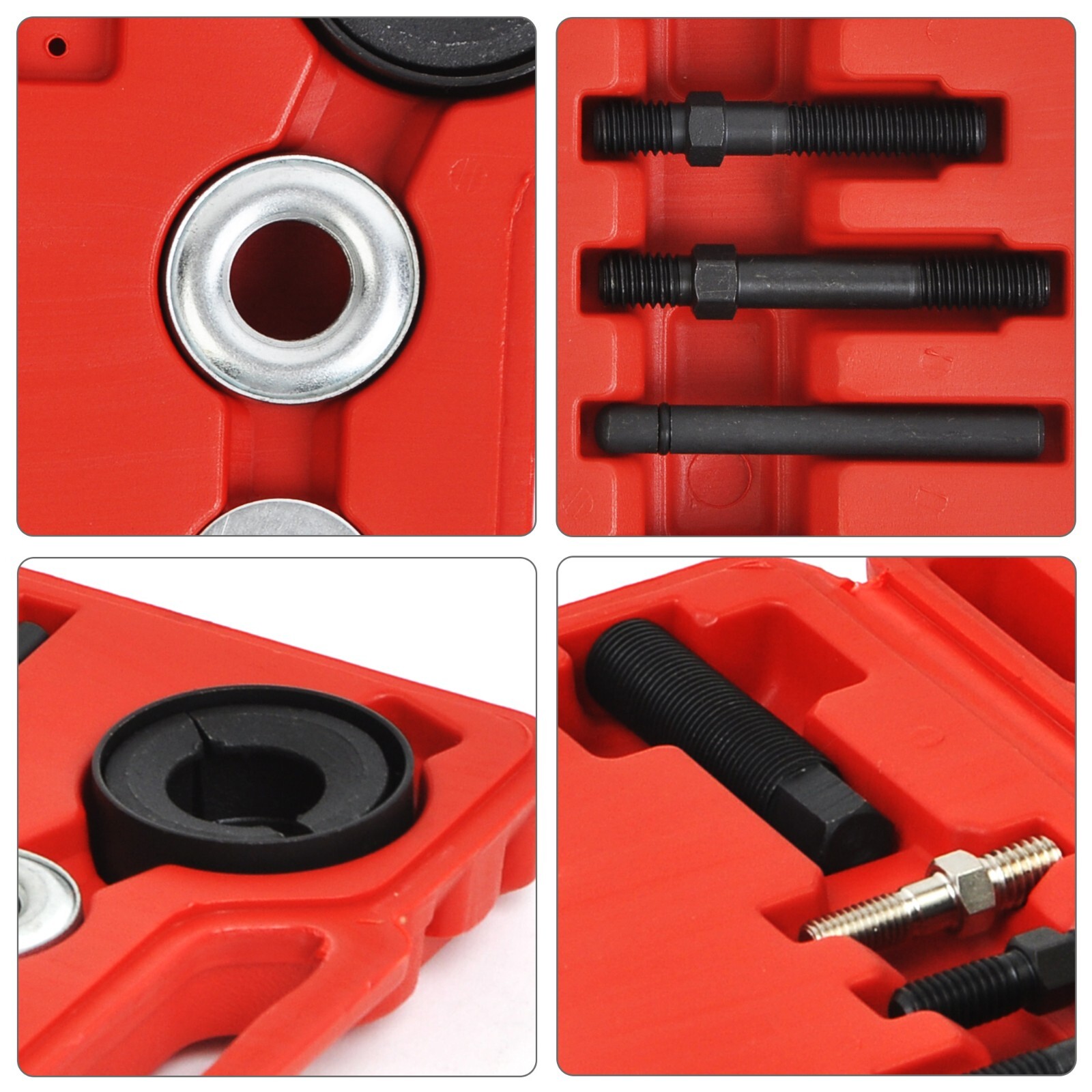 12Pc Pulley Puller Remover Installer Kit Power Steering Pump Alternator Pulley