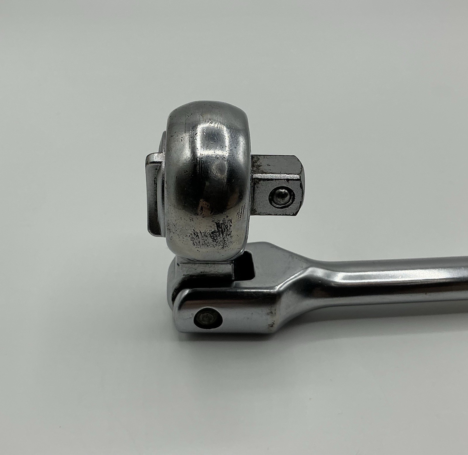 Vtg INDESTRO USA #3270 Indexing Flex Head 1/2” Drive Ratchet Just Serviced