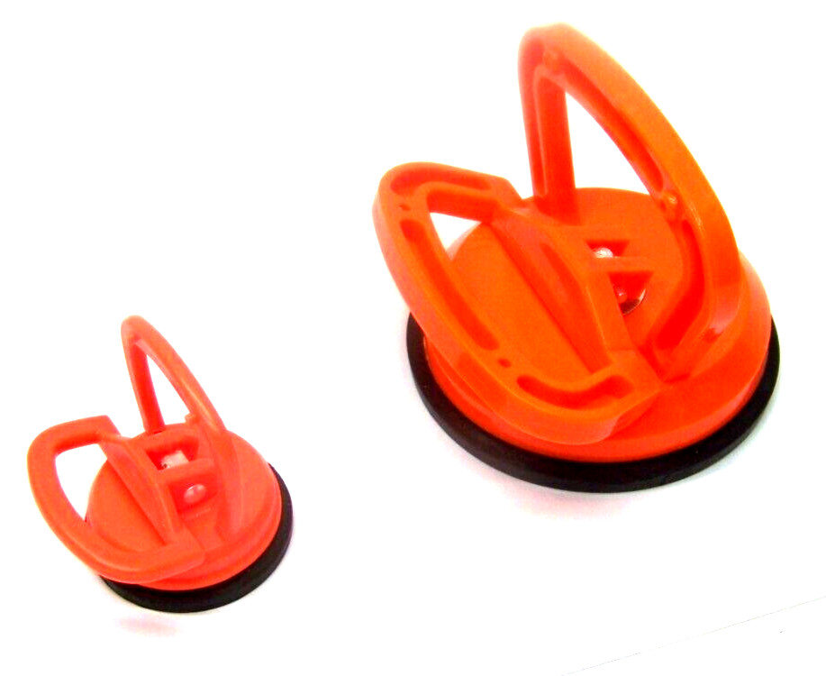 2pc set 4-1/2″ & 2-1/4″ Suction Cup Dent Puller Rubber Pad Lifter Dent Remover