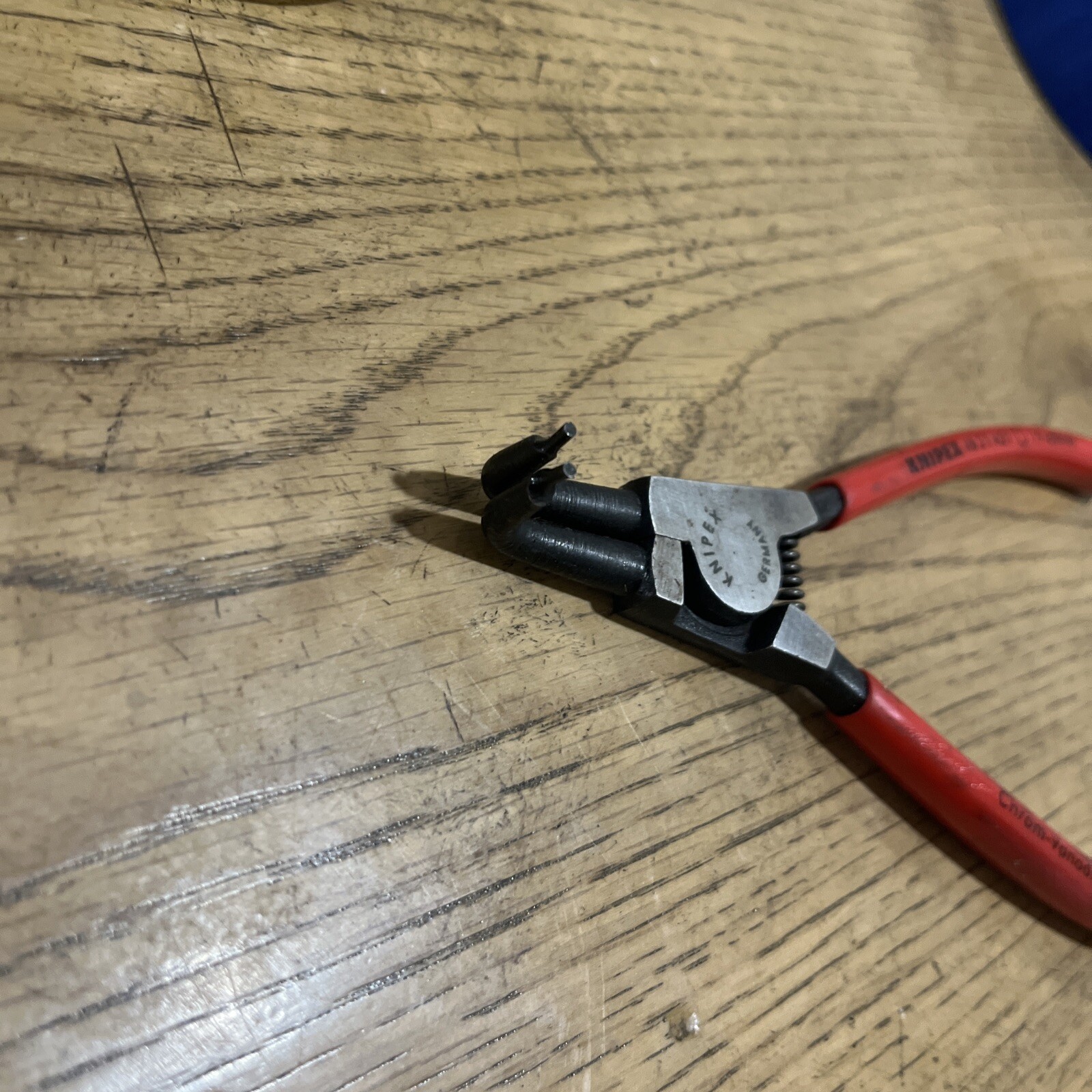 USED, KNIPEX 19-60MM SNAP RING PLIERS. #46 21 A21 , W-GERMANY