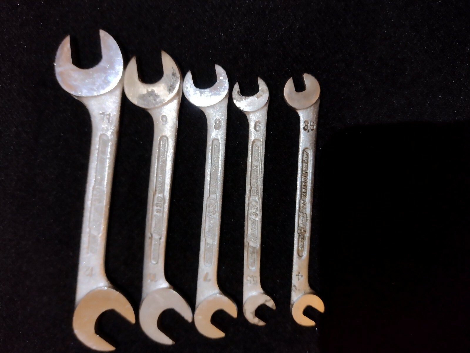 Hazet 330 SPANNER Miniature SIZES; 3.5×4 & 5.5×6 & 7×8 & 9×10 & 11×12 Tool Kit,
